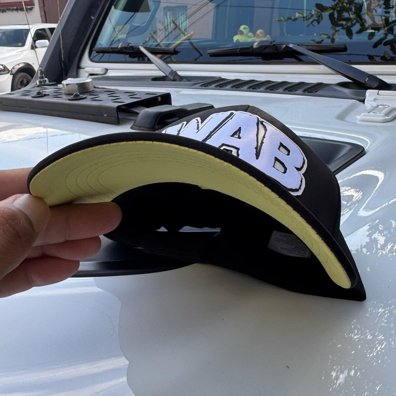 Gorra WAB Negra Logo Blanco