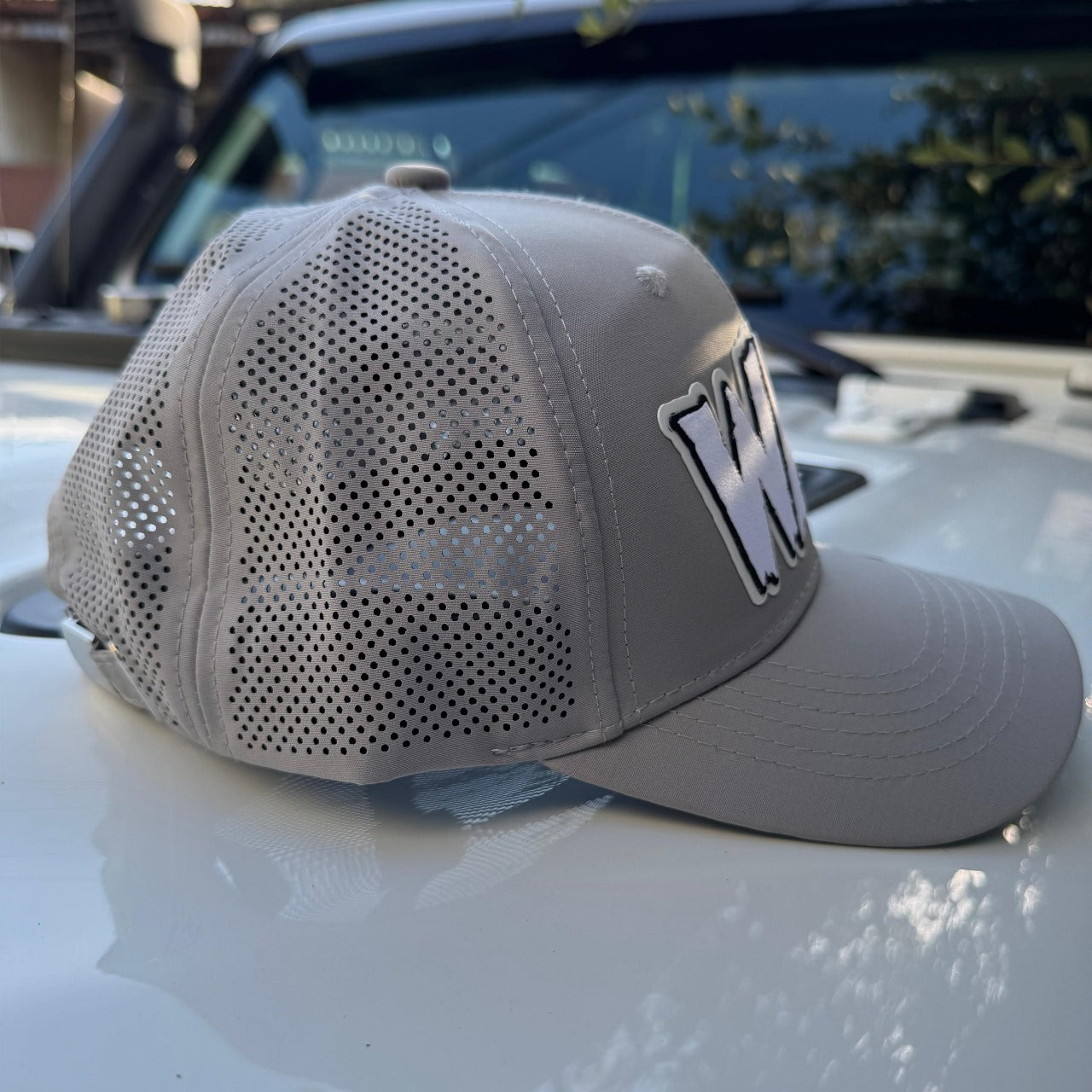 Gorra WAB Gris Logo Blanco