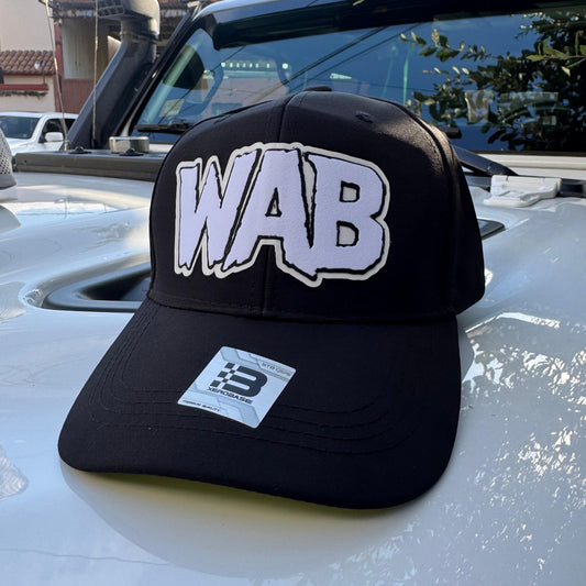 Gorra WAB Negra Logo Blanco