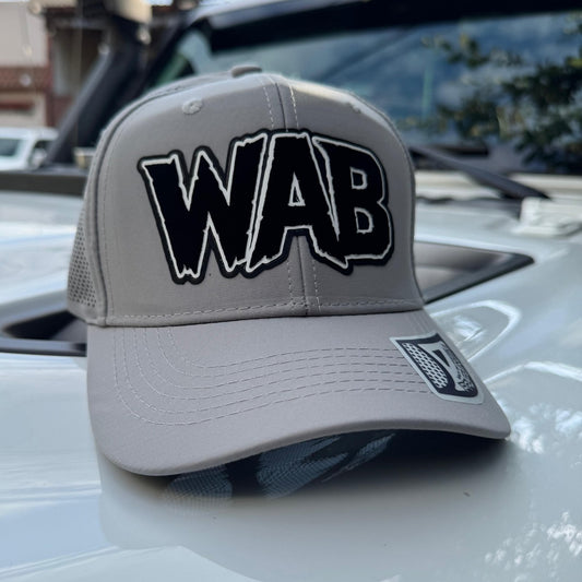 Gorra WAB Gris Logo Negro